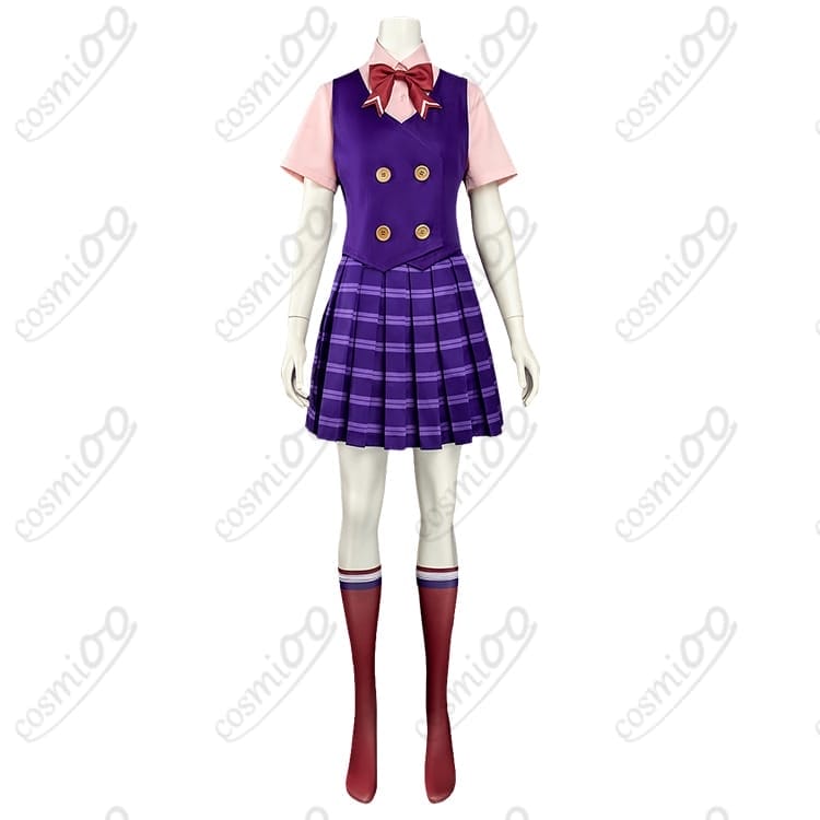 逆転裁判 蘇る逆転｜宝月茜（アカネ）高校生制服コスプレ衣装・初心者向け6点セット - 4枚目の画像