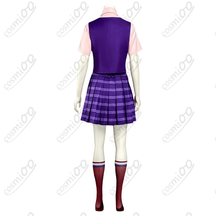 逆転裁判 蘇る逆転｜宝月茜（アカネ）高校生制服コスプレ衣装・初心者向け6点セット - 6枚目の画像