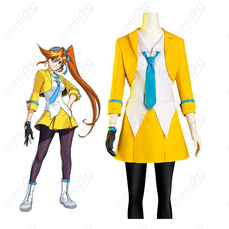 『逆転裁判5』希月心音のキャラクターイメージと通常衣装コスプレセット
