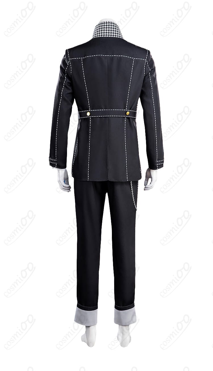 白鐘直斗の探偵風制服コスプレ衣装の背面デザイン