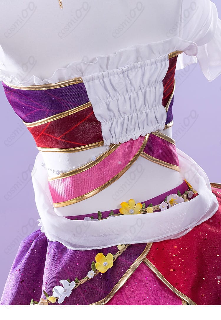 西木野真姫の妖精の国編衣装の腰まわりの装飾