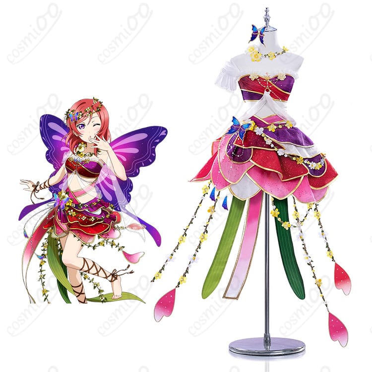 西木野真姫の妖精の国編「こっそり練習」覚醒後のキャラクター画像と商品衣装
