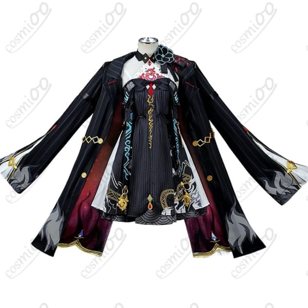 鳴潮 鎖暝（サメイ）コスプレ衣装｜黒系ロングアウターとドレスで魅せる撮影向けセット