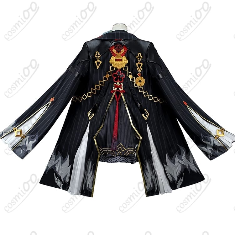 鳴潮 鎖暝（サメイ）コスプレ衣装｜黒系ロングアウターとドレスで魅せる撮影向けセット - 2枚目の画像