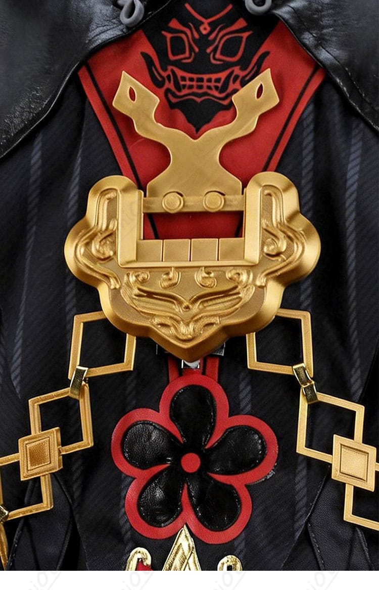 鎖暝(サメイ)コスプレ衣装の背面装飾