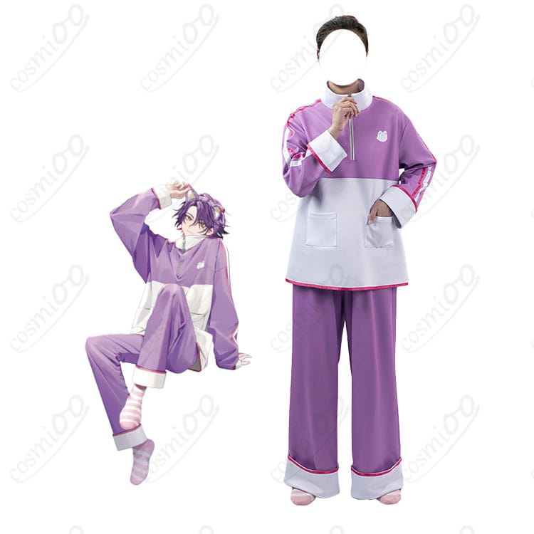 渡会雲雀のキャラクター画像とPajama Party!コスプレ衣装の比較