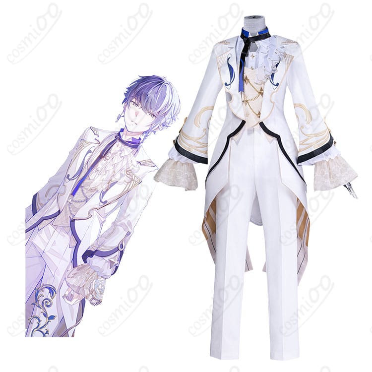 青柳冬弥のキャラクター画像とエンビエントムジークのコスプレ衣装