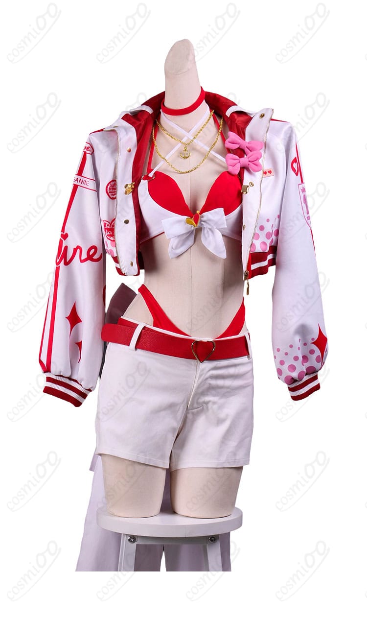 宝鐘マリンのくらげ風水着コスプレ衣装の正面