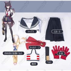 ブルーアーカイブ（ブルアカ）七度ユキノ（ユキノ）コスプレ衣装｜制服風7点セット - 5枚目の画像（サムネイル）
