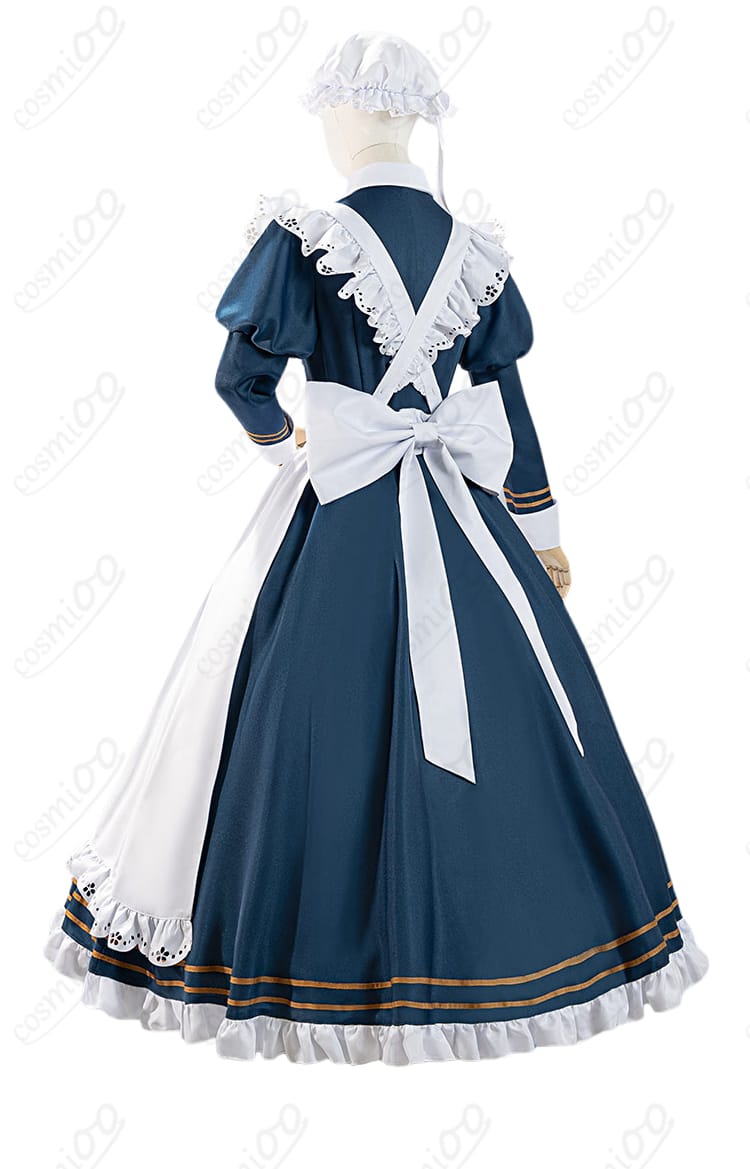 妃崎余花のメイド衣装の背面