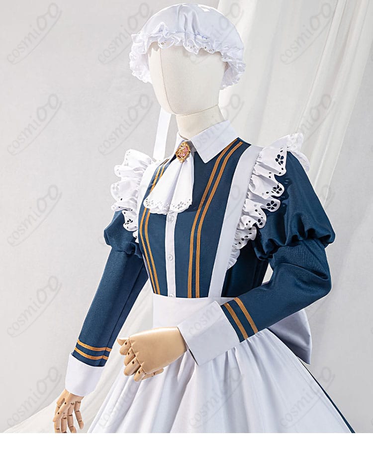 妃崎余花のメイド衣装の上半身のディテール