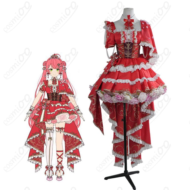 ホロライブ・さくらみこのイメージとライブドレスの商品画像