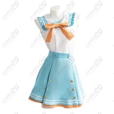ホロライブ（ホロ）大空スバル（スバル）ラブミ！コスプレ衣装｜爽やかなセーラー風５点セット - 1枚目の画像（サムネイル）