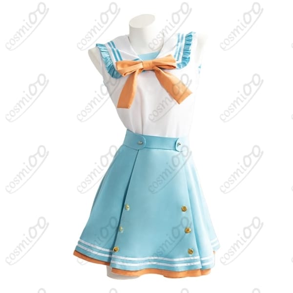 ホロライブ（ホロ）大空スバル（スバル）ラブミ！コスプレ衣装｜爽やかなセーラー風５点セット