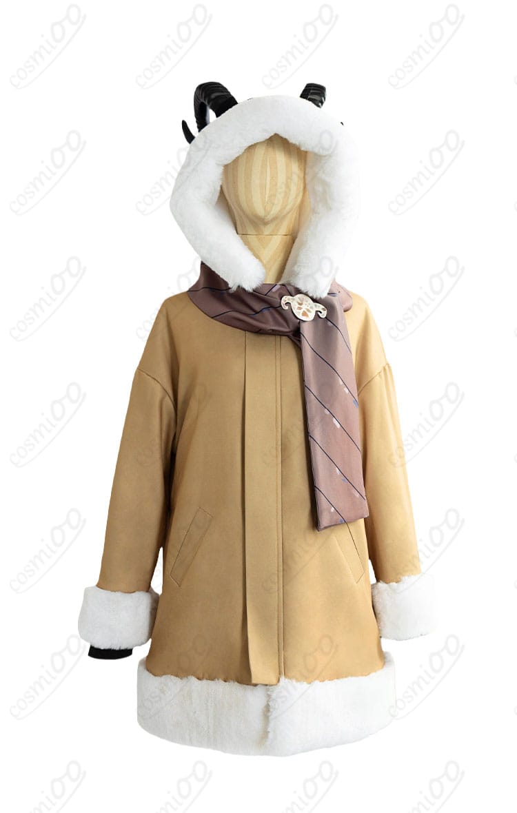 ドンキホーテ 黒獣-未人格コスプレ衣装のフード付きコート正面