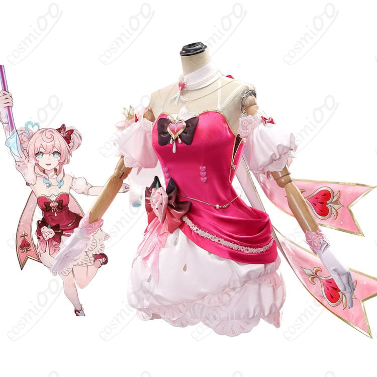 崩壊:スターレイルのヒアンシーのキャラクター画像と「雲間からこぼれる陽光」コスプレ衣装
