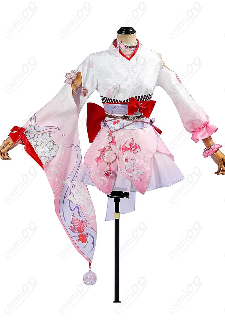 緋英「月待つ花時」コスプレ衣装の正面デザイン