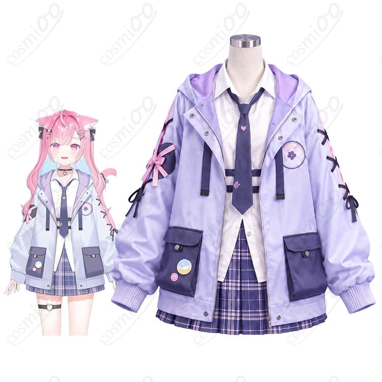 結城さくなのキャラクター画像と制服Ver.コスプレ衣装の商品画像