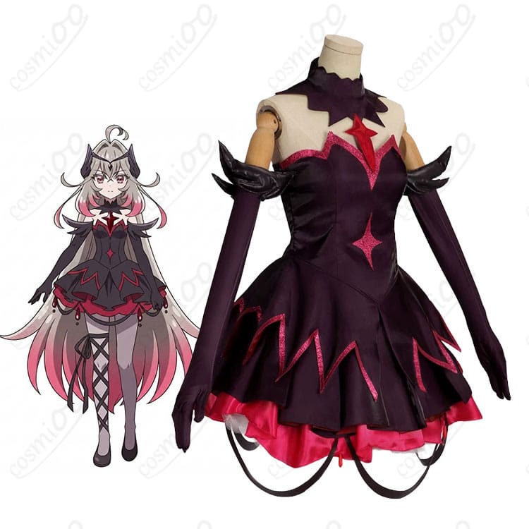 森亜るるかのキャラクター画像とエクリプス・シャドウVer.の衣装画像