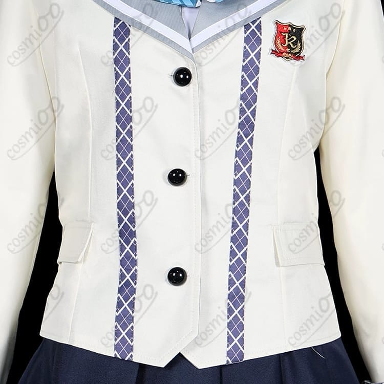 オンゲキ bright MEMORY 珠洲島有栖（有栖）制服コスプレ衣装｜撮影会向けの６点セット - 5枚目の画像