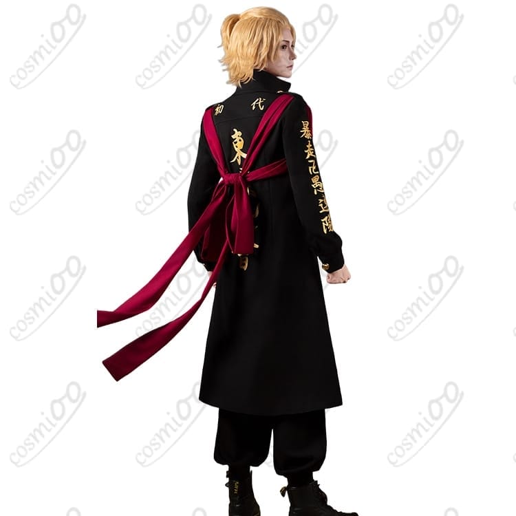 東京卍リベンジャーズ（東リベ）佐野万次郎（マイキー）特攻服コスプレ衣装｜刺繍とロングジャケット - 4枚目の画像