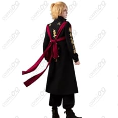 東京卍リベンジャーズ（東リベ）佐野万次郎（マイキー）特攻服コスプレ衣装｜刺繍とロングジャケット - 4枚目の画像（サムネイル）