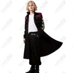 東京卍リベンジャーズ（東リベ）佐野万次郎（マイキー）特攻服コスプレ衣装｜刺繍とロングジャケット - 3枚目の画像（サムネイル）