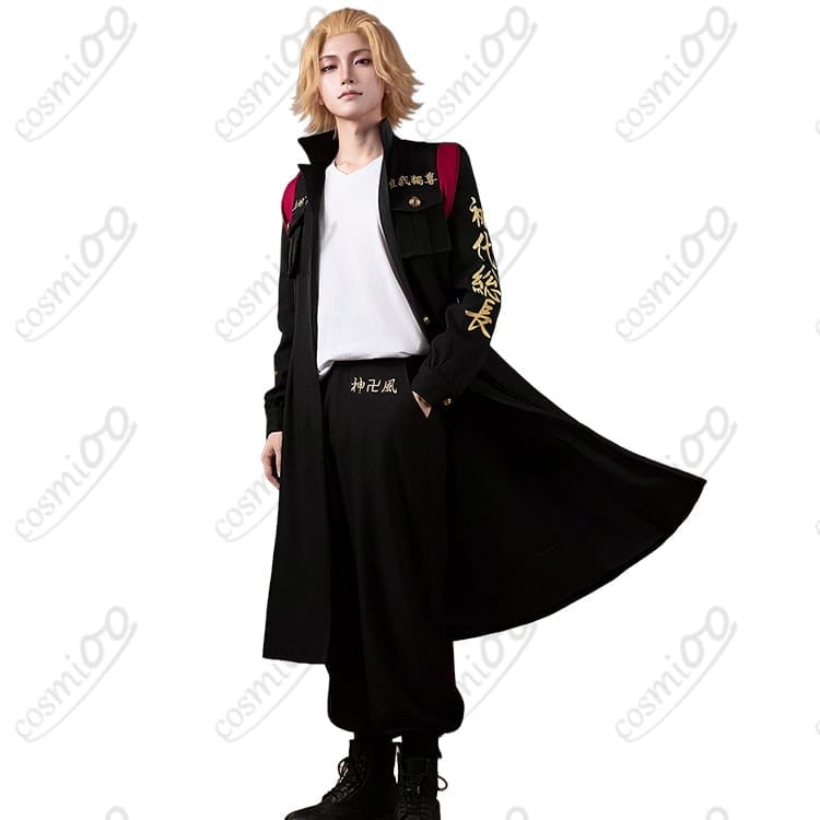 東京卍リベンジャーズ（東リベ）佐野万次郎（マイキー）特攻服コスプレ衣装｜刺繍とロングジャケット - 3枚目の画像