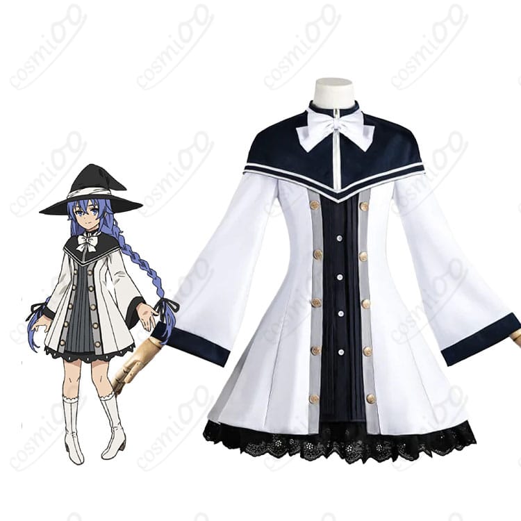 無職転生のロキシー・ミグルディアのキャラクター画像とコスプレ衣装の比較