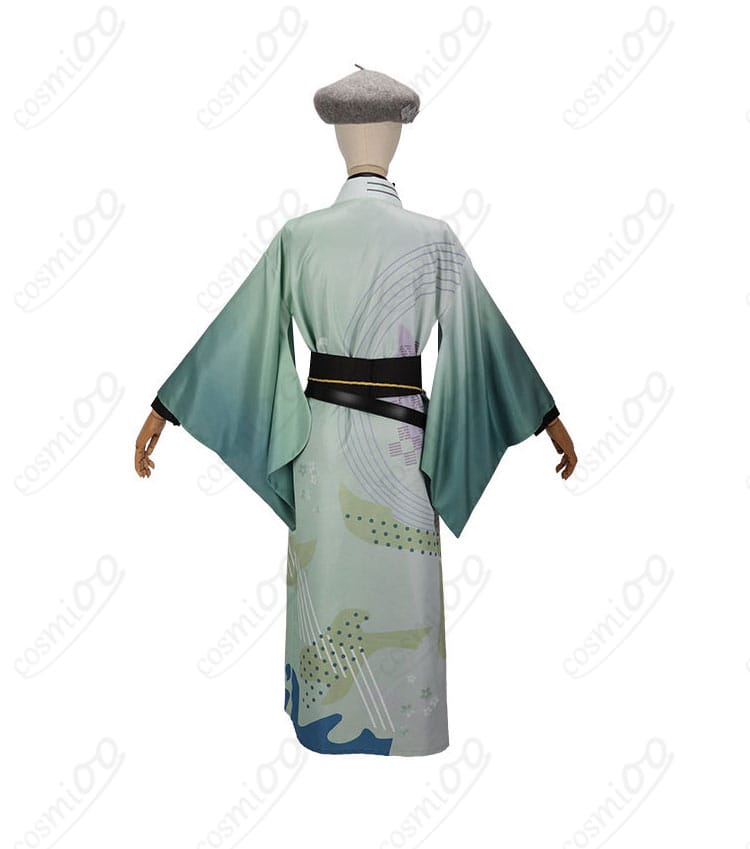 叢雲カゲツの和装コスプレ衣装に含まれる和服の背面詳細