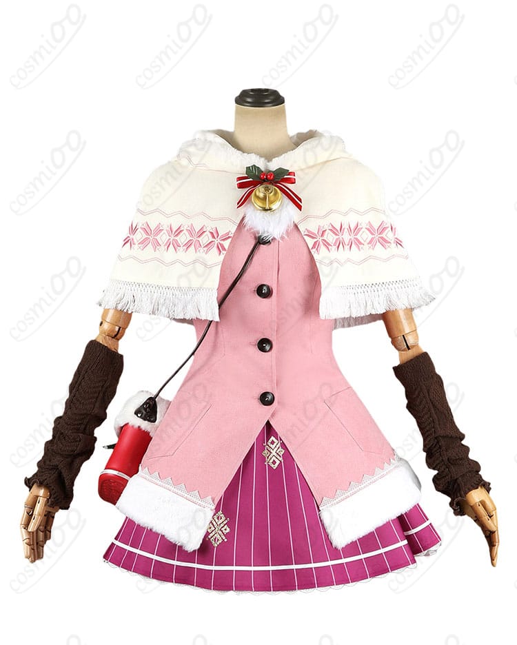 ラムのクリスマスコスプレ衣装の正面デザイン