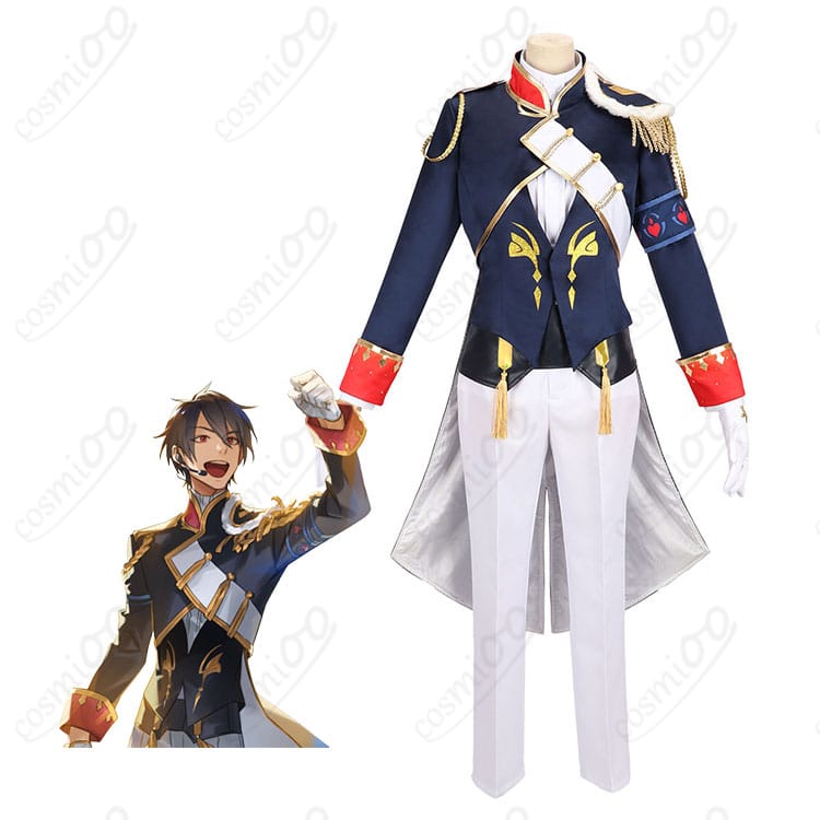 にじさんじ 夢追翔のキャラクター画像と共通衣装のコスプレ衣装