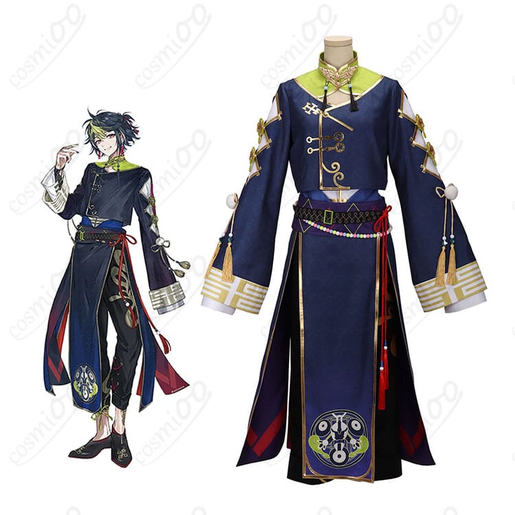 にじさんじ 伊波ライのキャラクター画像とDytica 2周年記念コスプレ衣装の商品画像