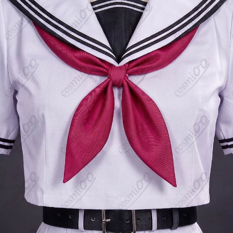 ホロライブ（ホロ）古石ビジュー（ビブー）コンバットアカデミー制服コスプレ衣装｜７点セット - 4枚目の画像