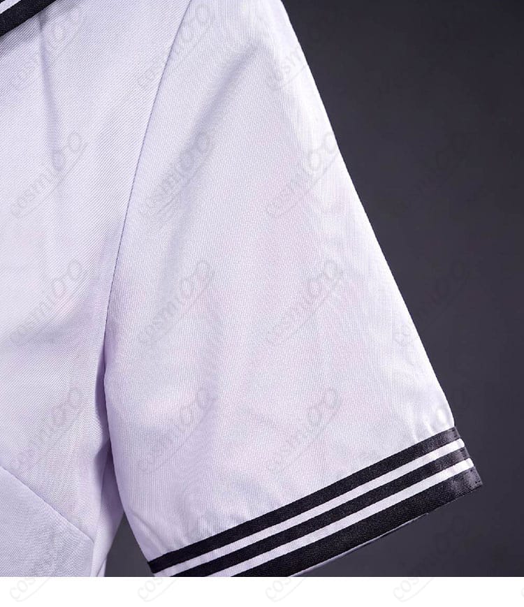 古石ビジューの制服衣装のセーラートップスの袖部分