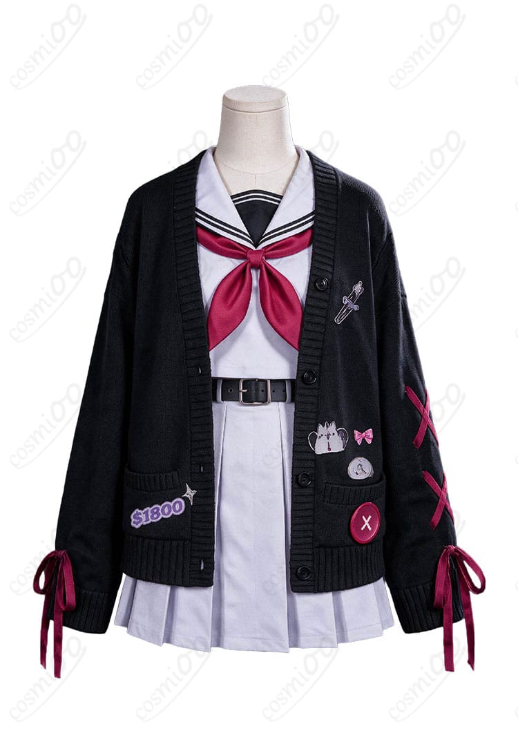 古石ビジューのコンバットアカデミー制服Ver.コスプレ衣装の正面