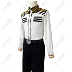 日本三國 三角青輝・阿佐馬芳経・賀来泰明 大和制服コスプレ衣装｜クールな黒×金の４点セット - 5枚目の画像（サムネイル）