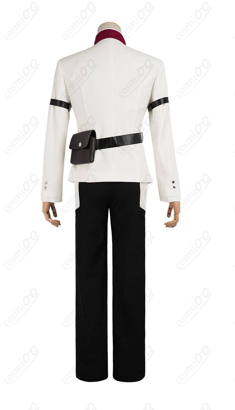 ルーデウス・グレイラットとルーク用の制服コスプレ衣装の背面