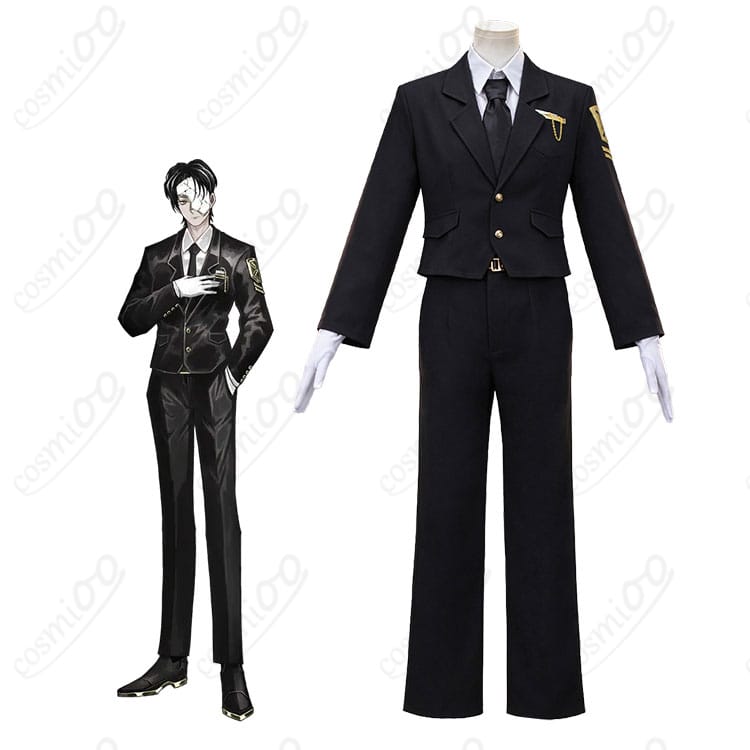 Limbus Companyのリアンのキャラクター画像と人差し指の親方コスプレ衣装