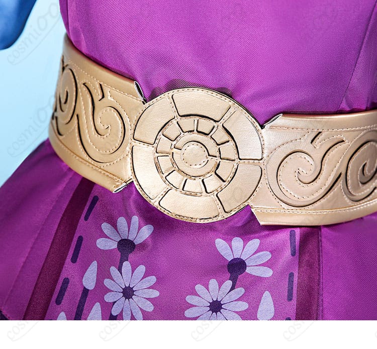 ゼルダ姫の幼少期ドレスのウエスト周りの装飾