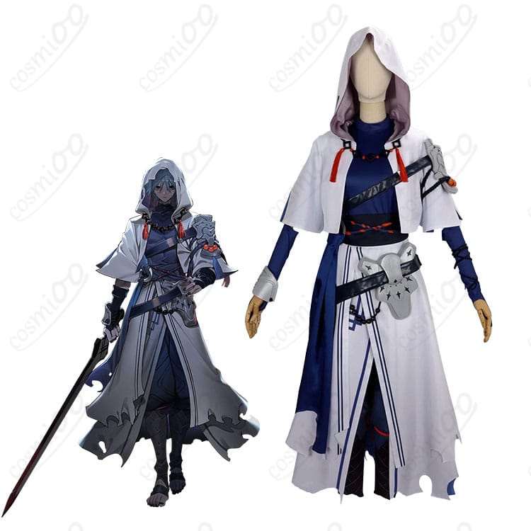 Fate/Grand Order 山の翁のキャラクター画像と霊基第一段階コスプレ衣装の商品画像