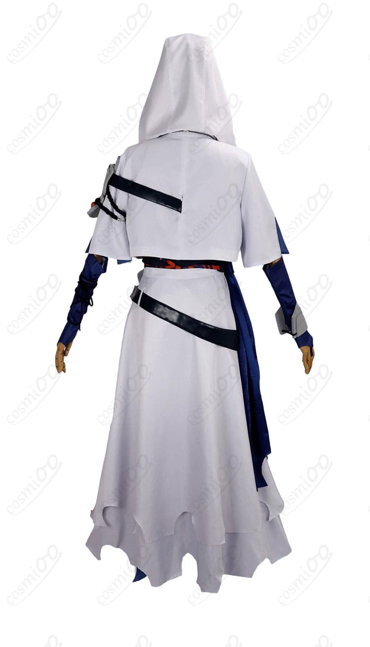 山の翁のフード付きアウターを含むコスプレ衣装の背面