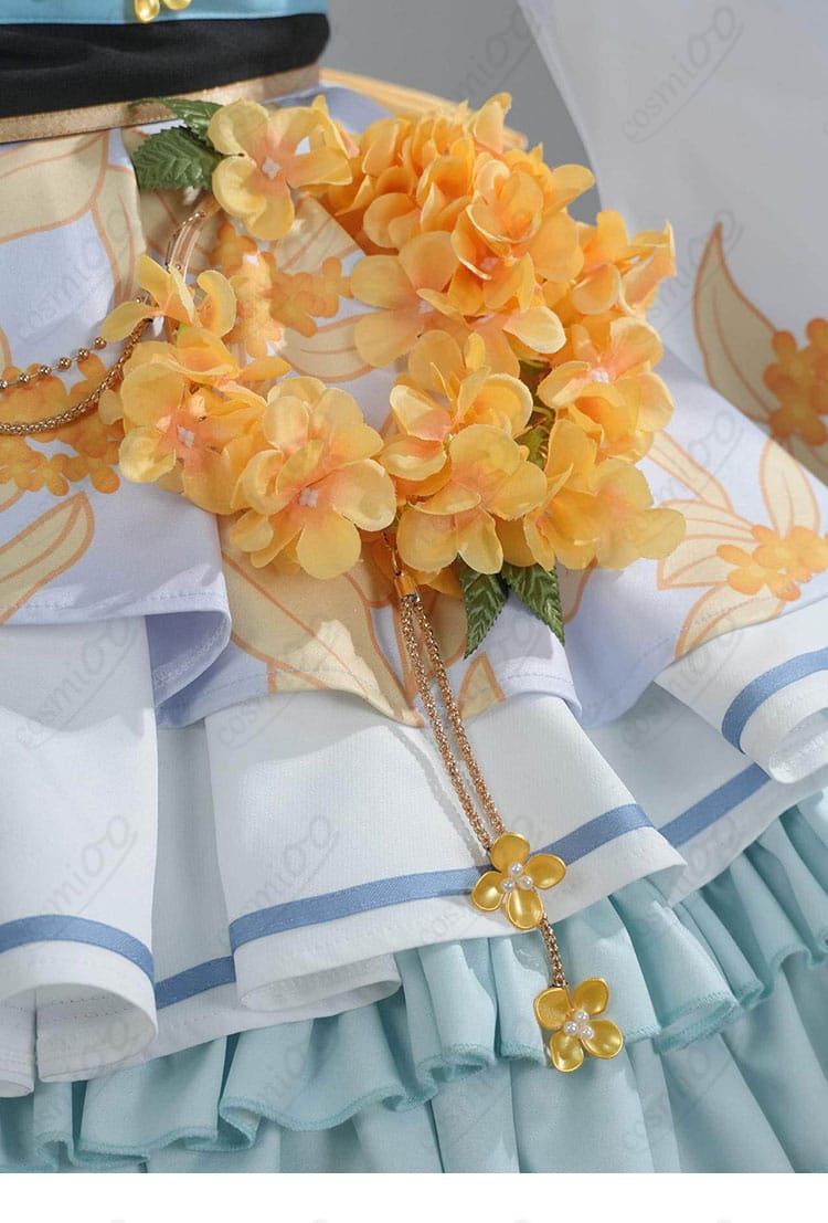 白上フブキの和風ステージ衣装に使われる花飾りの詳細