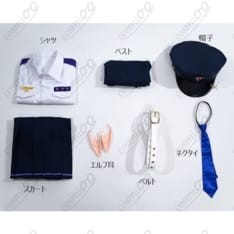 Re:ゼロから始める異世界生活（リゼロ）エミリア／エミリアたん｜ハロウィンポリス衣装・帽子付き - 5枚目の画像（サムネイル）