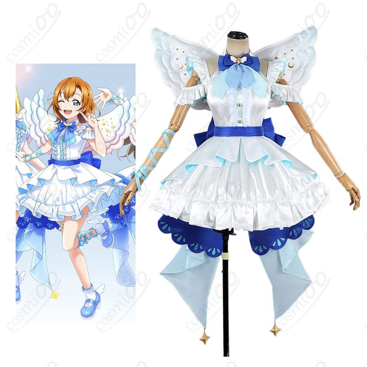 ラブライブ！ μ's全9人対応のエンジェル風衣装とキャラクターイメージの比較