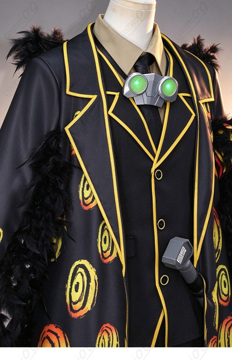 『Limbus Company』コスプレ衣装の前合わせ部分の装飾