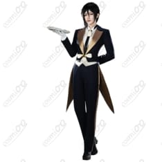 黒執事 セバスチャン・ミカエリス（セバス）コスプレ衣装｜サテンラペルが華やかな礼装 - 1枚目の画像（サムネイル）