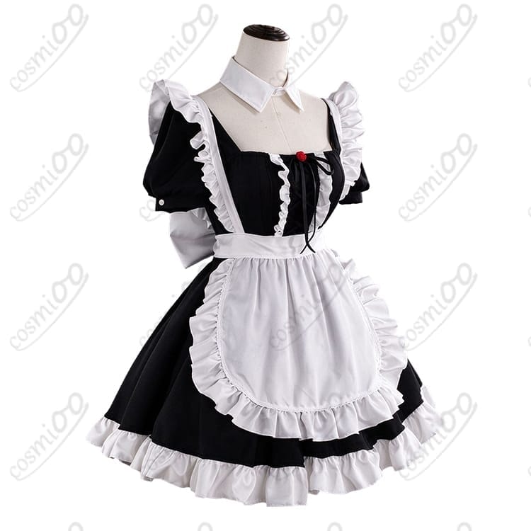 勝利の女神：NIKKE（ニケ）シンデレラ グラスカーテシー｜メイド服コスプレ衣装７点セット - 2枚目の画像