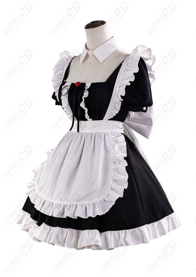 シンデレラ グラスカーテシーのメイド服の左側ディテール