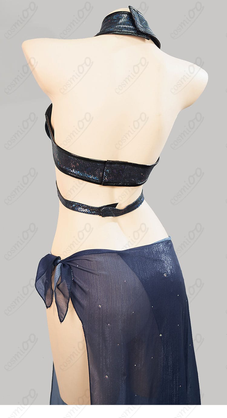 リトルマーメイド（セイレーン）衣装の背面装飾のディテール